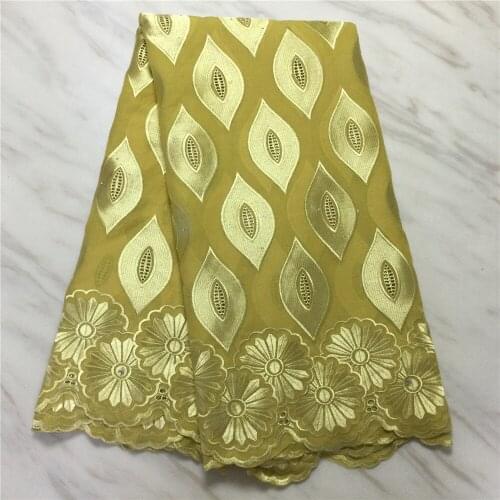 African Dry Cotton Lace Fabric 2021 High Quality Lace Embroidery Swiss Voile Lace In Switzerland Nigerian Lace Fabrics 5Yards