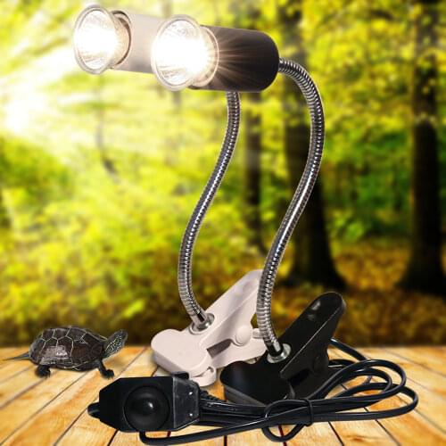 Aquarium Reptile Turtle UVA UVB Lighting Lamp Holder E27 Clip-on Aquarium Lighting Holder Lizard Snake Ceramic Lamp Holder