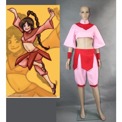 Avatar The Last Airbander Ty Lee cosplay costume Outfit