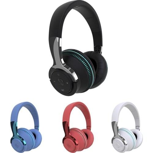 Headphones Bluetooth-compatible Earphone Wireless Headphones Stereo Foldable Sport Earphone Microphone Headset Handfree Player
