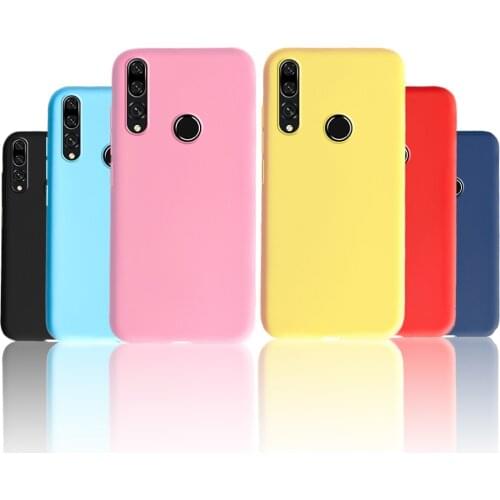 For Huawei Y9 Prime 2019 Case Colorful Frosted Matte Silicone Soft TPU Bumper Cover For Huawei Y9 Prime 2019 Y9Prime Phone Coque
