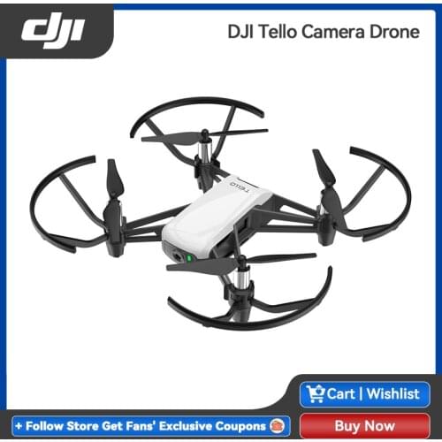 Original DJI Tello Camera Drone 5MP Photos Eletronic Image Stabilization Ryze Tello with 720P HD Transmission Quadcopter FVR Hel