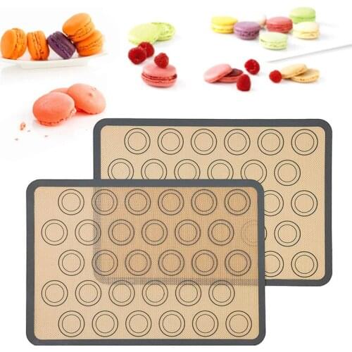 Baking Mold Macarons Silicone Mat Macaron Kit Pastry Baking Mat and Decorating With 30 Macaroon Mold for Baking Kitchen Tools
