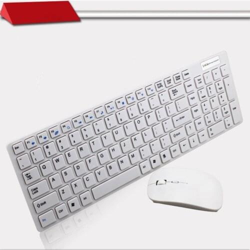 MAORONG TRADING keyboard and mouse Slim multimedia wireless keyboard and mouse set For imac for lenovo for asus for dell laptop