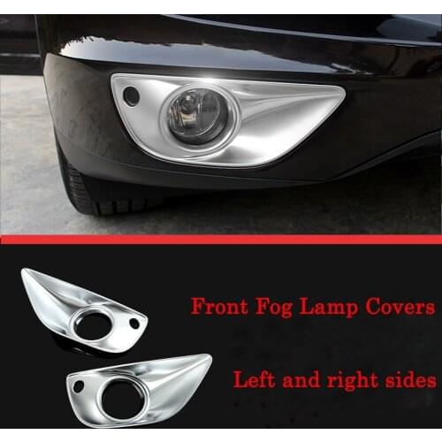 Matte Front Fog Light Lamp Cover Moulding Trim For Porsche Cayenne 2015 2016 2017