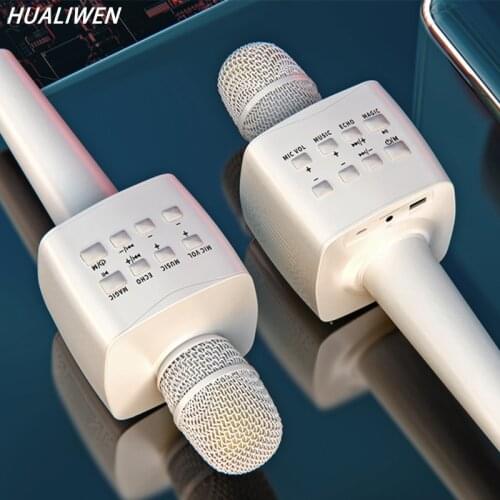 Professional Bluetooth Wireless Microphone Handheld Karaoke Mic Home KTV For Music Player Singing Recorder Mic