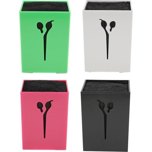 Pro Salon Hairdressing Barber Comb Clamp Scissors Holder Stand Tool Hairdresser Scissors Hair Clips Storage Box