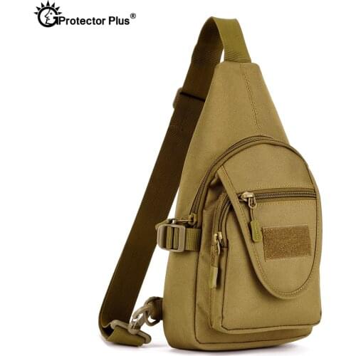 PROTECTOR PLUS Unisex Fashion Small Chest Durable Nylon Riding Shoulder Bag Outdoor Travel Leisure Camouflage Tide Bag Hot Sale