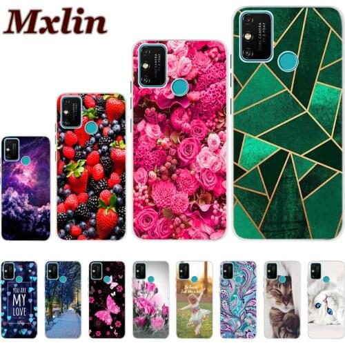 Honor 9A Silicone Case 6.3" For Huawei Honor 9A MOA-LX9N Case Print Soft TPU Phone Bumper Coque On Honor9A 9 A Back Cover Fundas