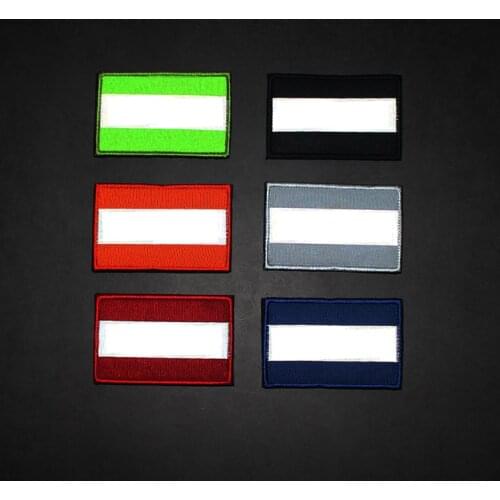 Alpha FSB Velcro Reflective Patch Three-bar Sleeve Label Badge Russian Tactical Military Chapter Jacket Backpack Cloth Sticker