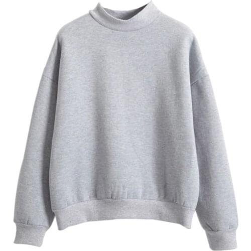 Sweatshirt Jumper Pullover Thick Autumn Winter Tops Women Casual Long Sleeve Hoodie