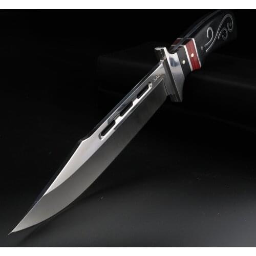 Outdoor fixed blade saber rescue knife field survival knife camping hunting knife high quality one keel short knife