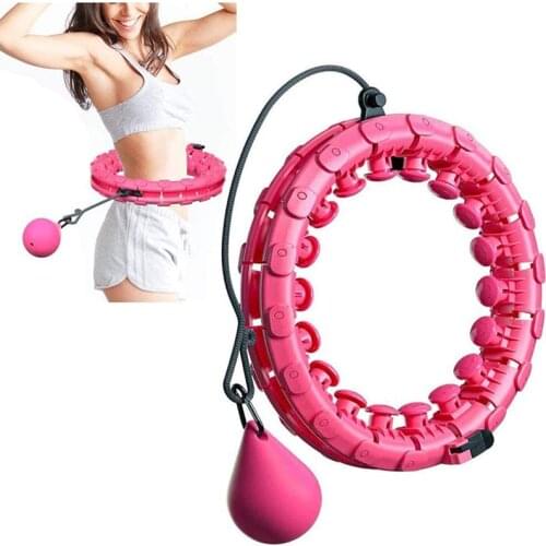 Smart Sport Hoops Detachable Adjustable Auto-Spinning Circle Thin Waist Abdominal Exercise Gym Fitness Equipment Home Training