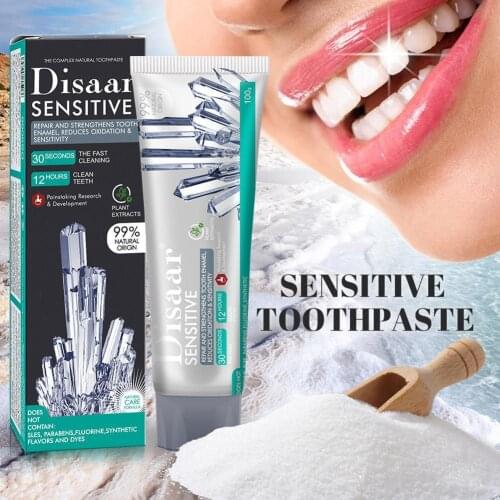 100g Coconut Sea Salt Honey Bamboo Charcoal Toothpaste Deep Cleaning Tea Coffee Stain Toothpaste Fresh Breath Teeth Whitening