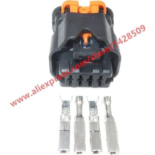 10 Sets 4 Pin Female Waterproof Connector Engine Harness Connectors Car Gasoline Pump Plug 13876521