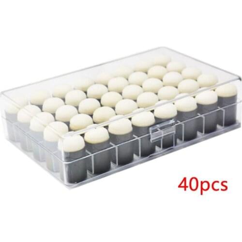 40pcs Finger Sponge Daubers Painting Ink Pad Stamping Brush Craft Case Art Tool Dropship