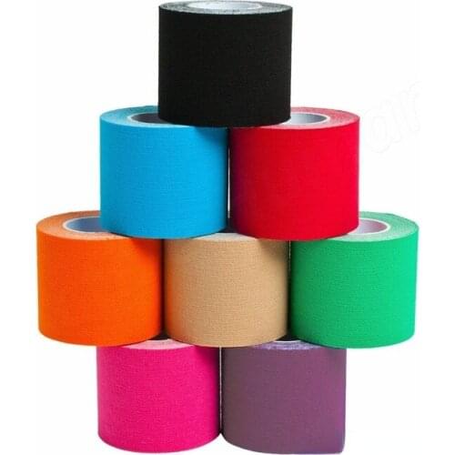 6 Rolls of Muscle Stickers Breast Lift Stickers Elastic Sports Tape Chest Tape Bandage Physiotherapy Sports
