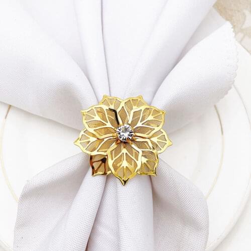 6PCS Stainless Steel West Dinner Towel Napkin Ring Table Decoration Serviette Rings Napkin Holder Party Wedding Decoration 25