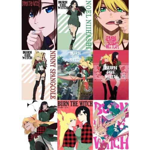 Burn The Witch Ninny Spangcole Niihashi Noel Polypropylene A3 9 pieces Posters wall poster