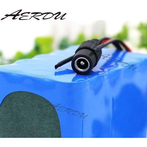 AERDU 14.8V 16.8V 12V 12.5Ah 4S5P 2500mAh Cells 300W 18650 Lithium Rechargeable Battery Pack Built-in BMS Light LED Lamp POWER