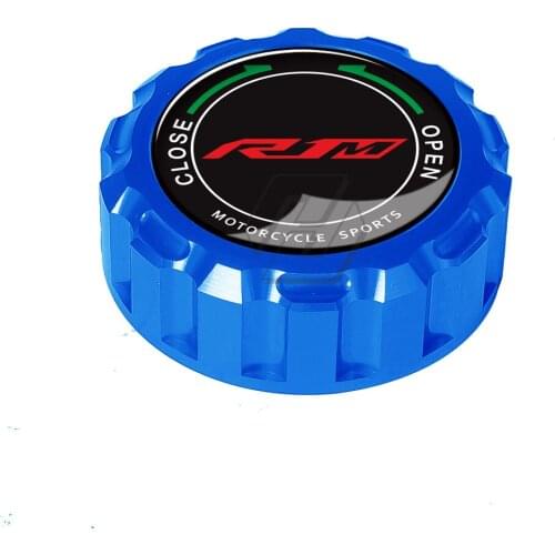 Aluminum Motorcycle Rear Brake Fluid Reservoir Cap Case for Yamaha R1M 2015 2016 2017