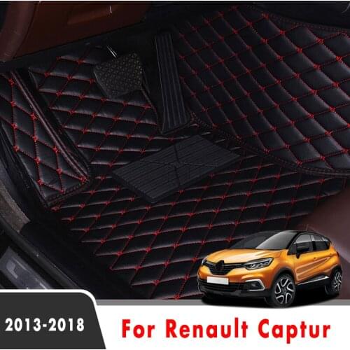 For EU Renault Captur (B Platform) 2018 2017 2016 2015 2014 2013 Car Floor Mats Styling Custom Auto Accessories Carpets Protect