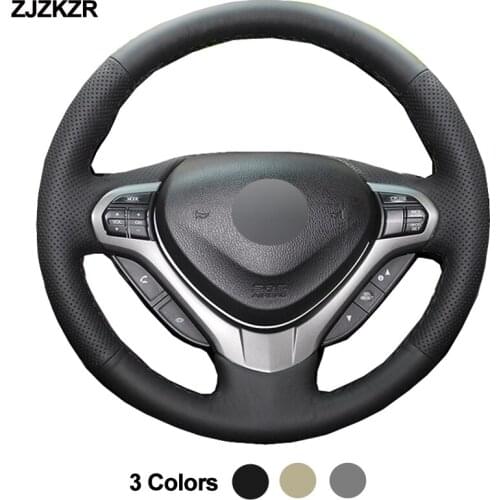 Car Auto Steering-Wheel Cover For Honda Spirior OId Accord Braid on the Steering wheel Funda Volante Stuurhoes Volant Non-slip