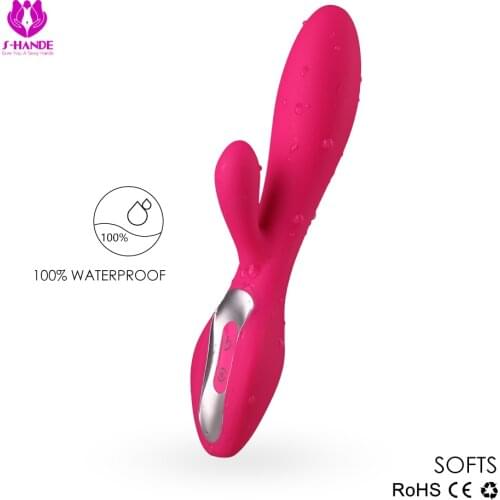Wireless silicone waterproof vibrator female magic wand clitoris stimulator USB charging massager adult muscle toys