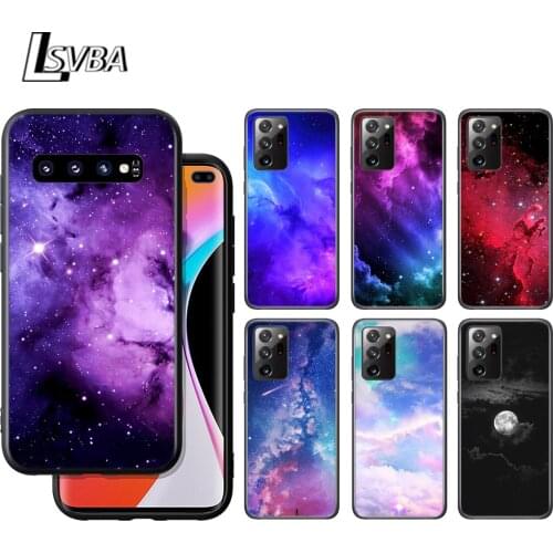 Sky Star Space Silicone Cover For Samsung Galaxy S21 S20 FE Ultra S10 S10E Lite 5G S9 S8 S7 Edge Plus Phone Case