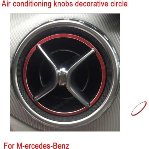 Good look Car Air conditioning knobs decorative circle for M-ercedes-Benz GLA180 200 220 260