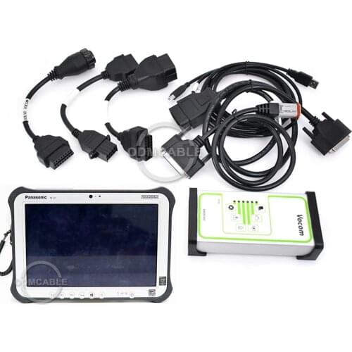 Truck Diagnosis Tool For Volvo Vocom 88890300 Vcads Ptt 2.7 Tech Tool Excavator with touchpad FZ G1 For Renault/UD/Mack/Volvo