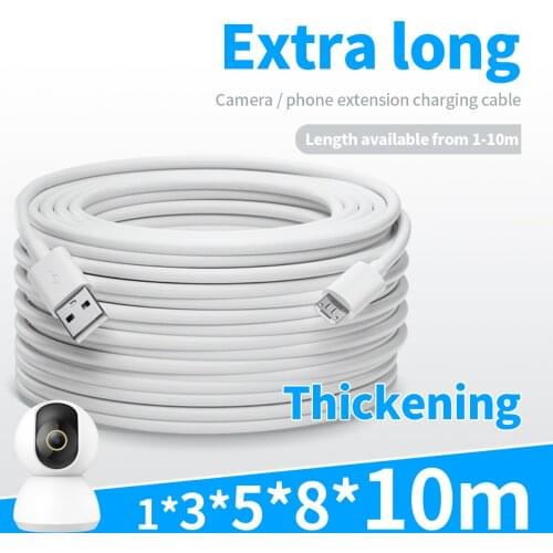 Micro USB Cable 5m 10m Mobile Phone Android Adapter Charger Cable Extended Wire for Camera Remote Wiring For Samsung Galaxy S6