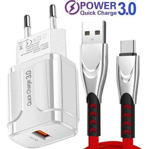 3.1A Type C USB Cable Fast Charge Phone Charger Data Cord For Samsung S21 S20 Huawei P40 P30 Xiaomi Redmi note 8 9 9T 10 10s Pro