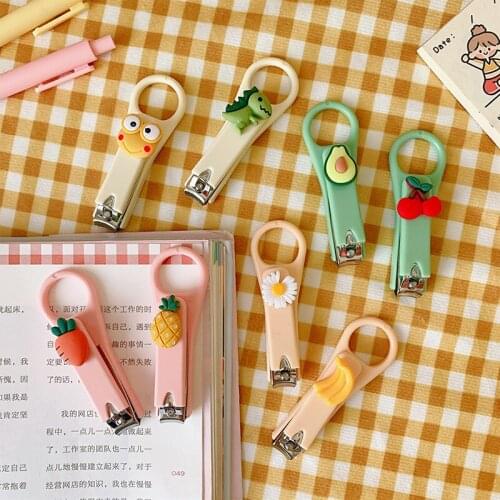 Cute Cartoon Small Nails Trimmer for Children Home Portable Manicure Repair Tool