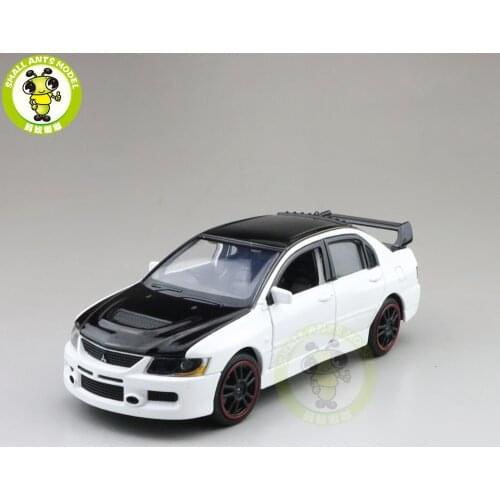 1/32 Lancer EVO 9 IX RHD JACKIEKIM With black roof Diecast Model CAR Toys for kids Boy girl Gifts