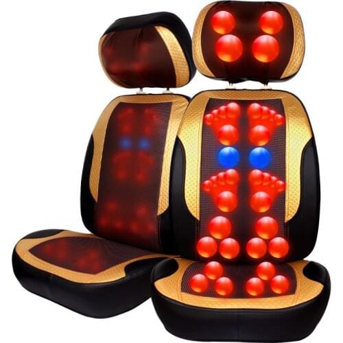 Heating Neck Massager Neck Waist Back Body Multifunctional Massage Chair Cushion Cushion Household Cushions
