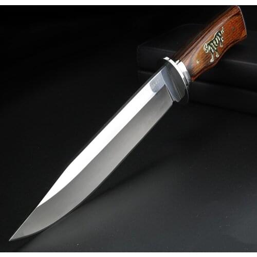XUANFENG fixed blade knife high hardness blade handle camping hunting outdoor stainless steel knives with sheath
