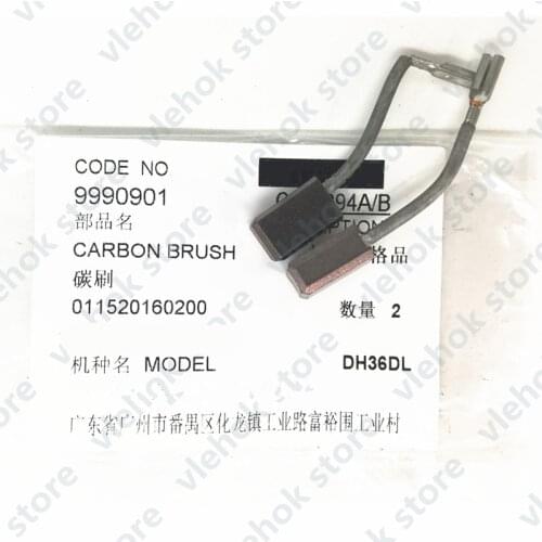 Original Carbon Brush for HITACHI 999090 9990901 DH36DL DH36DAL DH25DL DH25DAL DH24DVA DH24DV Power Tool Accessories