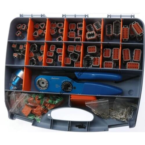 471 PCS Gray Deutsch DT Series Connector and DT,DTM,DTP Hand Tool Pliers AF8+UH2-5 for Deutsch connector terminal 12-26 AWG