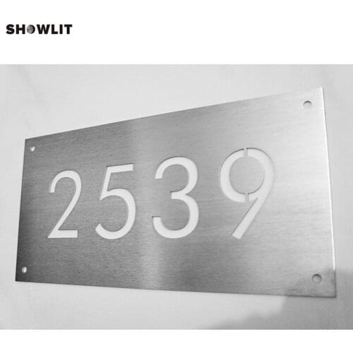 Modern Advantage Street Sign Home Adress Numbers for Four Numbers