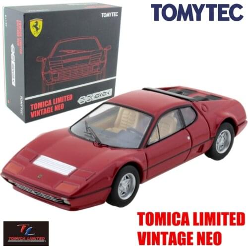Tomytec Tomica Limited Vintage 1/64 TLV-NEO Ferrari BBi512 Red Manufacturers First Edition Car Motor Vehicle Diecast Metal Mode