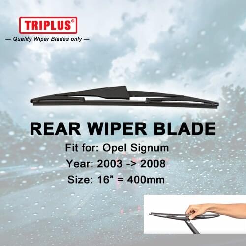 Rear Wiper Blade for OPEL Signum (2003-2008) 1pc 16" 400mm,Car Rear Windscreen Wipers,Back Windshield Wiper Blades Vauxhall