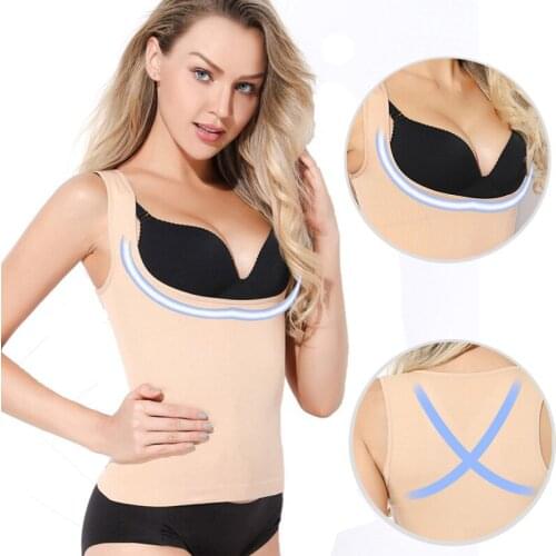 Women Body Shapers Tank Top Slimming Vest Corset Shapewear Slim Up Lift Lingerie for Women