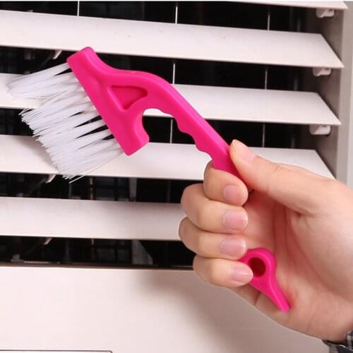 1Pc Home Door Window Track Kitchen Brushes Car Crevice Cleaner Tool House Cleaning Hand Tool Hand-held Groove Gap Cleaning Brush
