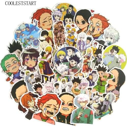 10/50 PCS/Set Anime Hunter X Hunter Stickers Toys For Childrens Suitcase Laptop Refrigerator Motorcycle Stationery Box Stickers
