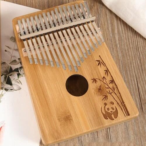 17 Key Thumb Piano Solid Wood Kalimba Portable African Mbira Piano With Tuning Hammer Great Sound Keyboard Musical Instrument