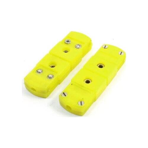 2 Pair RTD K Type Male Female Temperature Dectection Thermocouple Plug