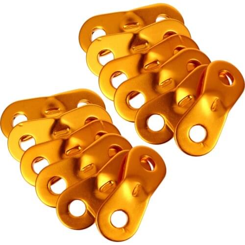 40Pcs/lot Travel Outdoor Camping Double Hole Wind Rope Buckles Tent Rope Fastener Tent Cord Tensioner Camping Tent Accessories