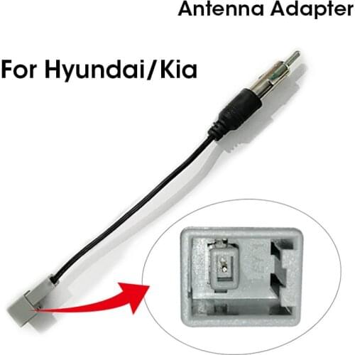 Car Radio Wire Cable For Hyundai Santafe Kia Cerato2 Cerato3 Sportage Connector Antenna Adapter