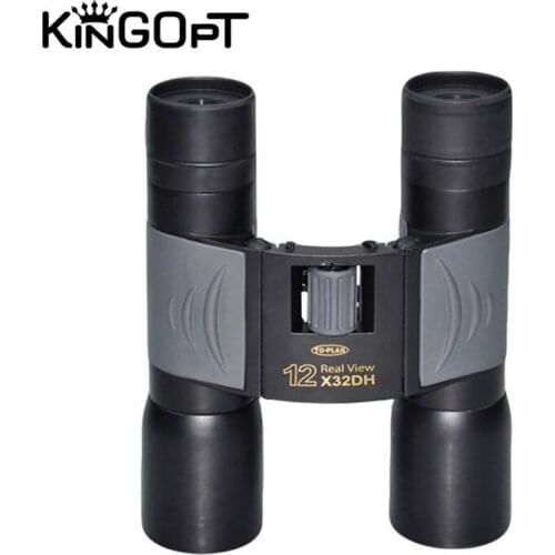 KINGOPT 12X32 Binoculars High-power Full Multi-layer Coating Phone Camera Binocular Telescope Outdoor Hunting Camping Equipments